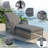 Patio Reclining Chaise Lounge With Cushions For Backyard/Poolside/Garden-2003527255