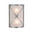 Whitewing Steel Flush Mounted Sconce