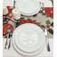 Chemin de table Festive Poinsettias Christmas F07M5-8B