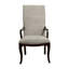 Ensemble de salle à manger rectangulaire rembourré en tissu espresso Kathran Marilyne-109011472