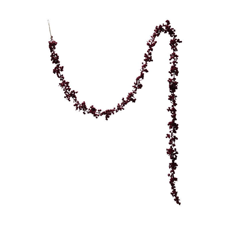 Flocked Foam Ball Garland