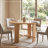 Indoor Solid Wood Dining Table, Natural