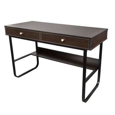 Balsam 47.2'' Wide Reversible Desk with 2 Shelves