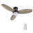  48" Ceiling Fan With Remote, Light Kit Included.-1177046072