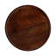 Table d'appoint Baxton Studio Janaki avec base en marbre - Table d'appoint à piédestal compacte avec plateau pour salon ou canapé