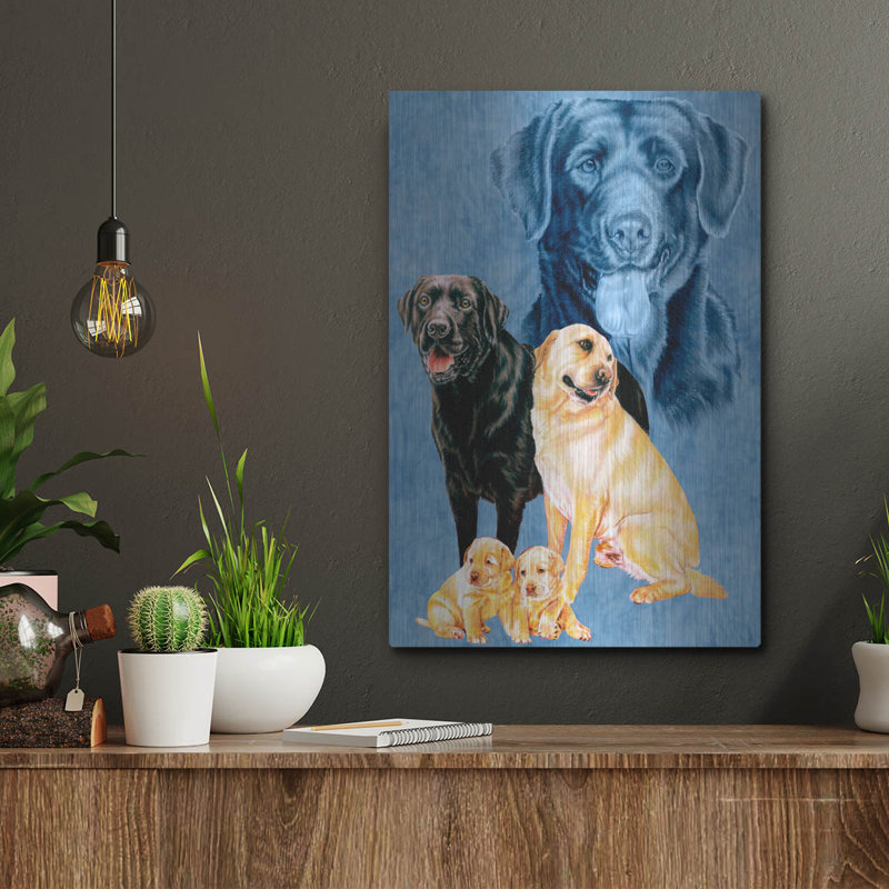 «Labrador Retriever» par Barbara Keith, H 16 po x l 12 po