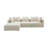 Tov Furniture Hangover Cream Performance Linen 4-Piece Modular Sectional-1735065846-1735065849-1735069364