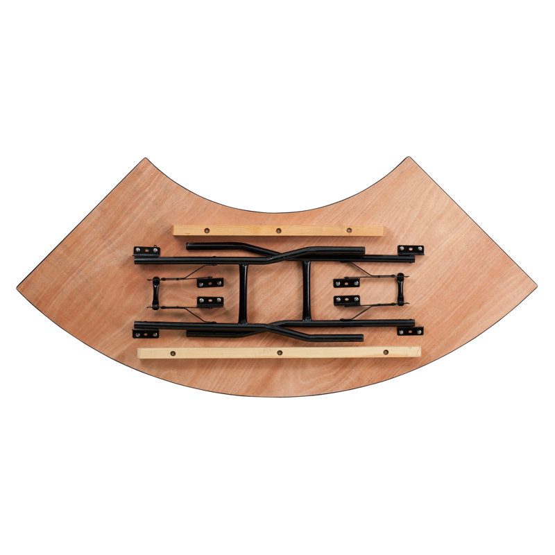 Table de réception et de réception pliable en bois 5,5 pi x 2 pi Wofford