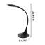 Lampe de table arquée 14,76 po Carrollton-21726713