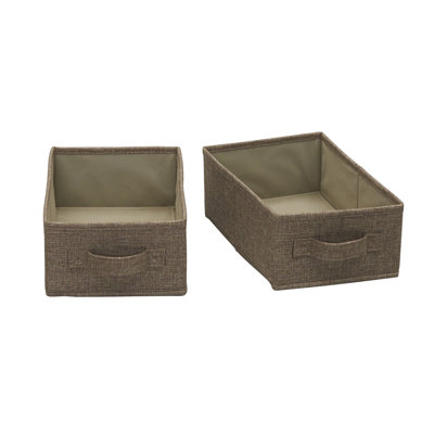 Latte Poly Linen Narrow Drawer Set