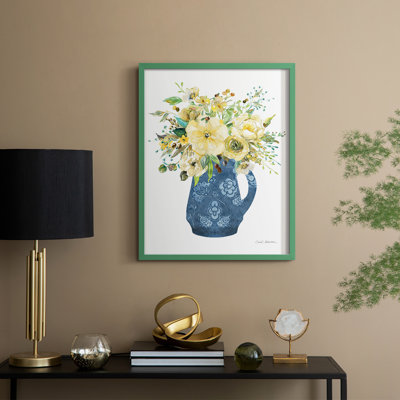 Sunny Chinoiserie II Framed Print - Solid Wood