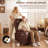 Dual Motor Heating Massage Elderly-Movable Recliner Chair with Wheels and Power Supply-1722119396