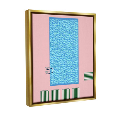 "Abstract Summer Pool" par Regina Moore sur toile
