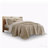 King 3 Piece Cotton Quilt Set Linen