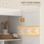 Armoire de cuisine avec charnières à fermeture douce blanc