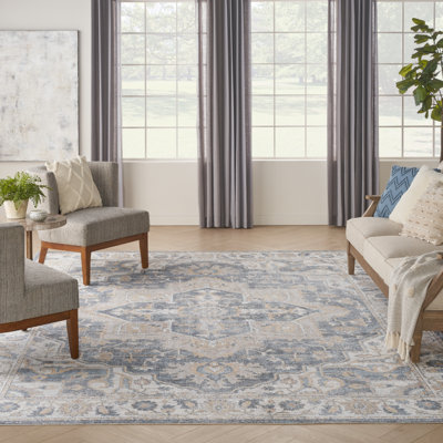 Labounty Washable Oriental Indoor Rug