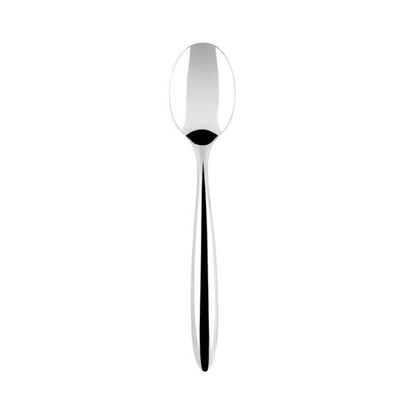 Cuisipro Tempo Solid Spoon, For Cooking and Serving, 18/8 Stainless Steel, 13.5”, 34cm
