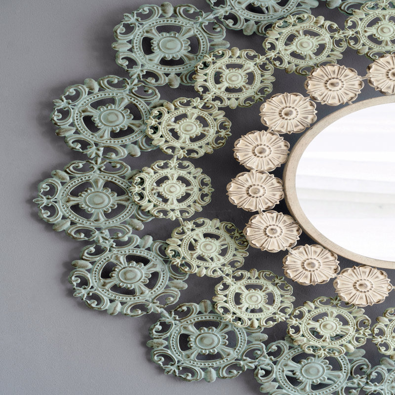 Miroir médaillon D38 x 3,5 po Mcguire