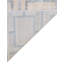Tapis de style glam à motif géométrique blanc et argenté Glam-66151323