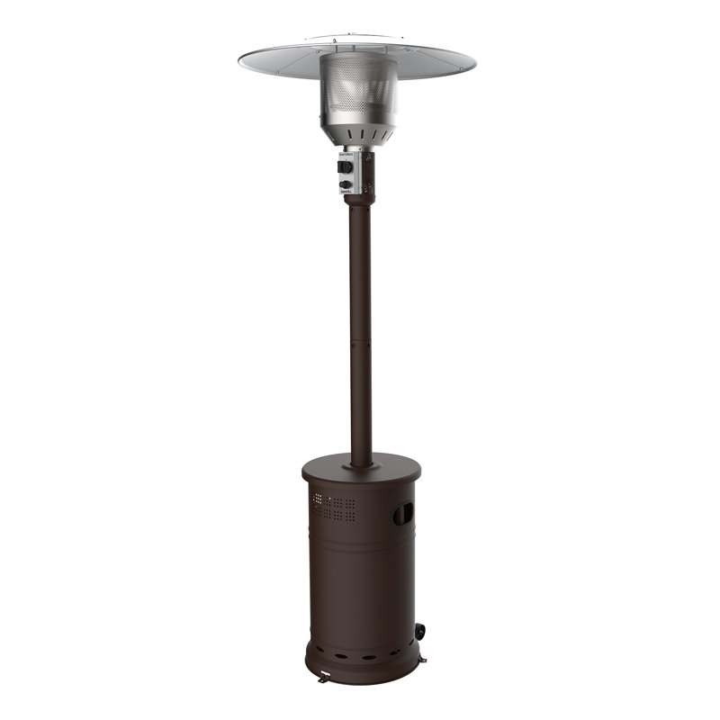 Henna Bronze 48,000 BTU Propane Patio Heater with Wheels