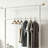 Natural Wood Hall Tree Rack-1049959550