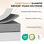 Matelas 12 pouces en mousse viscoélastique gélifiée rafraîchissante, sensation de fermeté moyenne avec infusion de charbon de bambou-1727350496