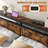 Farmhouse Bed Frame With 3 Storage Drawers Bench, Led Lights And Charging Station-154031510-154031511