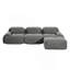 Canapé modulaire en forme de L sans assemblage Design ergonomique adapté aux animaux de compagnie