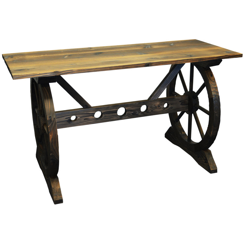 Shellson Rectangular Outdoor Side Table , 110cm cm W 54cm cm D