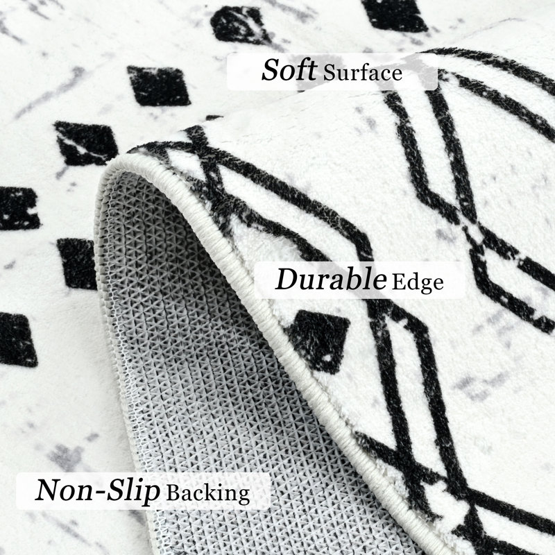 Tapis de salon Fillender, Rectangle de 5 pi x 8 pi