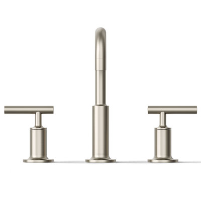 Purist Low-Handle Widespread Bathroom Faucet