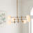 Vika 6 - Light Dimmable Modern Linear Chandelier