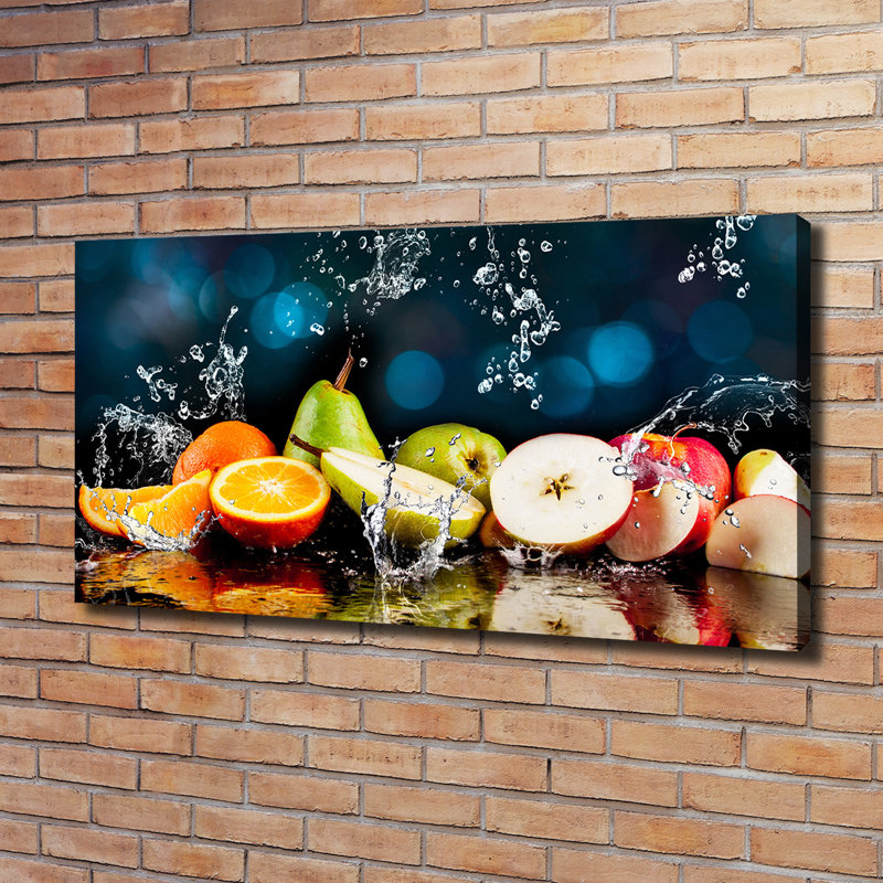 Fruit And Water - Wrapped Canvas Print