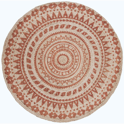 Desroches Hand Woven Jute Oriental Rug