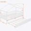 Lit simple en bois avec lit gigogne, conception fantaisiste pour l'imagination des enfants et espace de couchage supplémentaire-1747828857