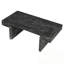 Table rectangulaire avec pieds en bois robustes