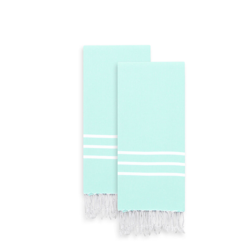 Débarbouillette Alara, Aqua pâle