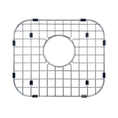 Sink Protector Stainless Steel Kitchen Sink Bottom Grid, Rack (13-9/16" x 11-5/8" Hole Top)