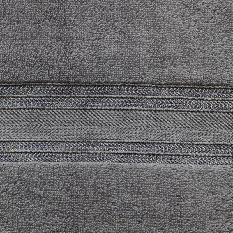 18-piece Cotton Towel Set, Silver Filigree