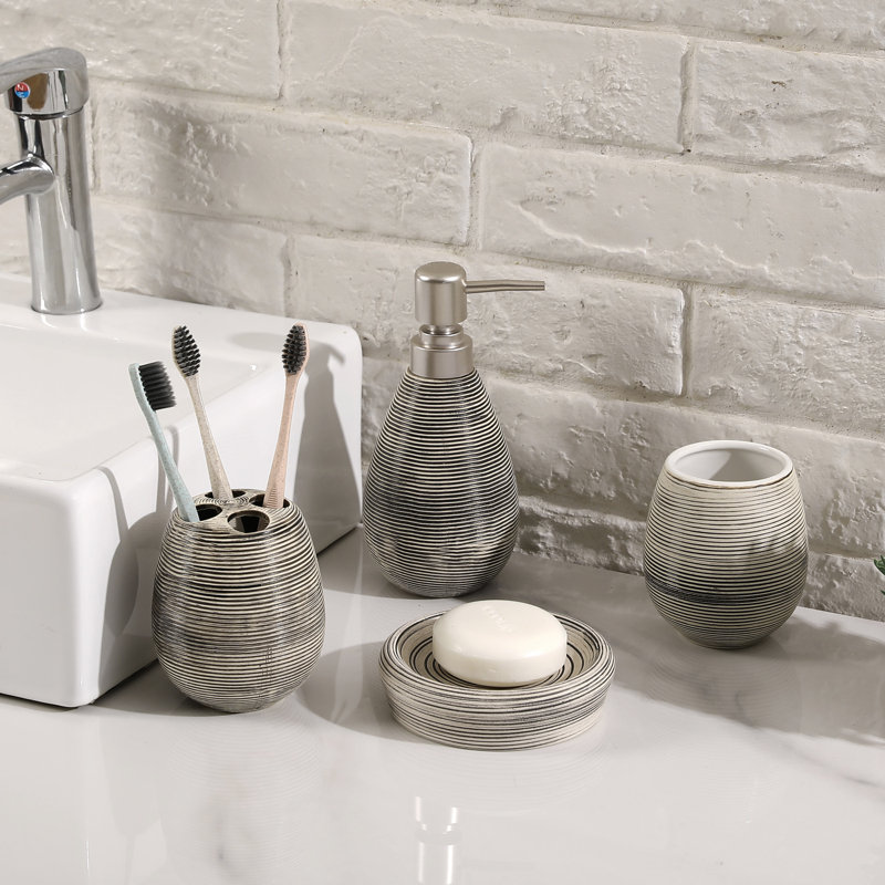 Ceramic / Porcelain Bathroom Accessory Set