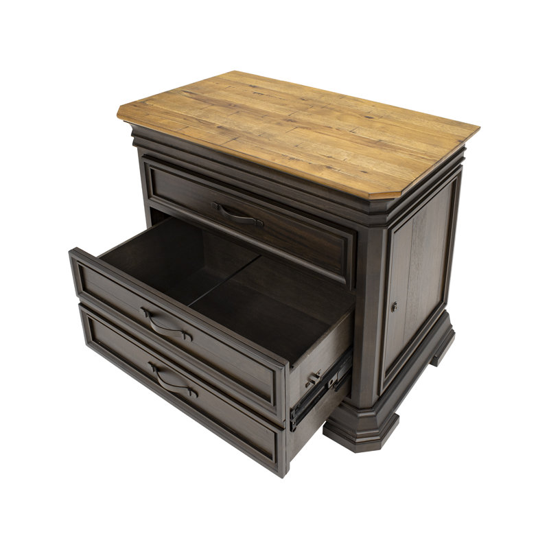 Arka 36'' Wide 2 -Drawer File Cabinet