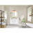 Dejean 54" Double Bathroom Vanity with Grain White Engineered Stone Countertop without Mirror-1914765641