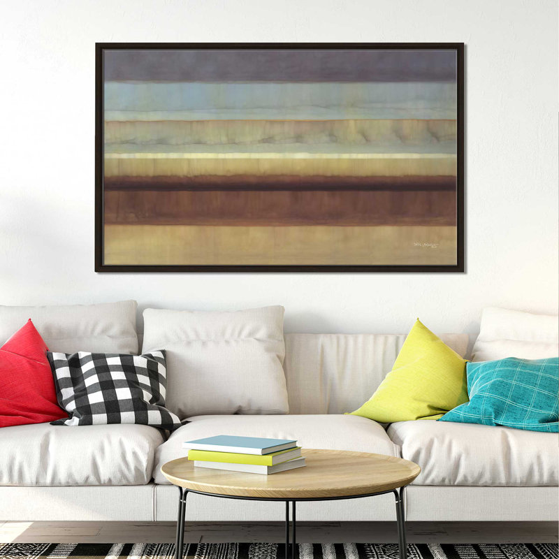 «Shout For Joy. «Psalm 35:27», impression sur toile, H 21,5 po x l 33,5 po x P 2 po, Cadre flottant espresso
