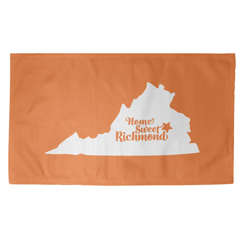 Tapis de la virginie de la zone orange Richmond, Rectangle 2 pi x 3 pi