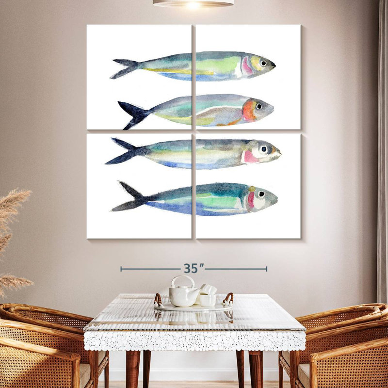 Brampt Sardine Team I, 50" H x 50" W
