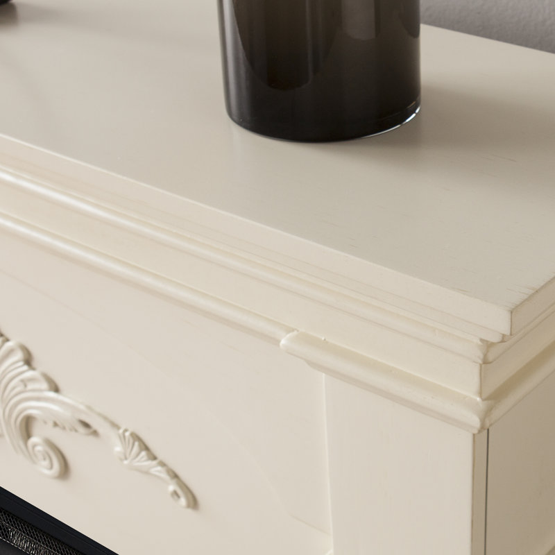 Norcott 44.75'' W Electric Fireplace, Ivory
