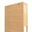 Armoire de rangement naturelle pour le thé, 1-2 tiroirs, conception rustique, maison et salle de bain, 71,08 po H, 26,36 po, 15,46 l, 55,95 lb thé avec look moderne, couleur, hauteur, profondeur, largeur