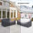 Leiny 63" Wide Outdoor Patio Loveseat Covers