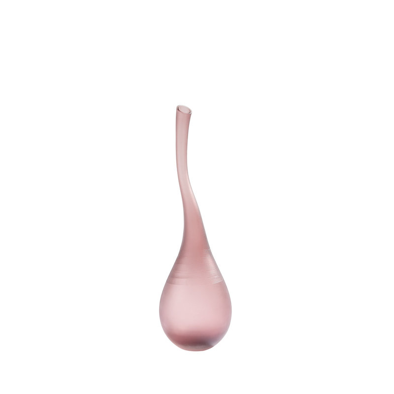 Curvature Bottle, 19" H x 5.5" W x 5.5" D, Amethyst