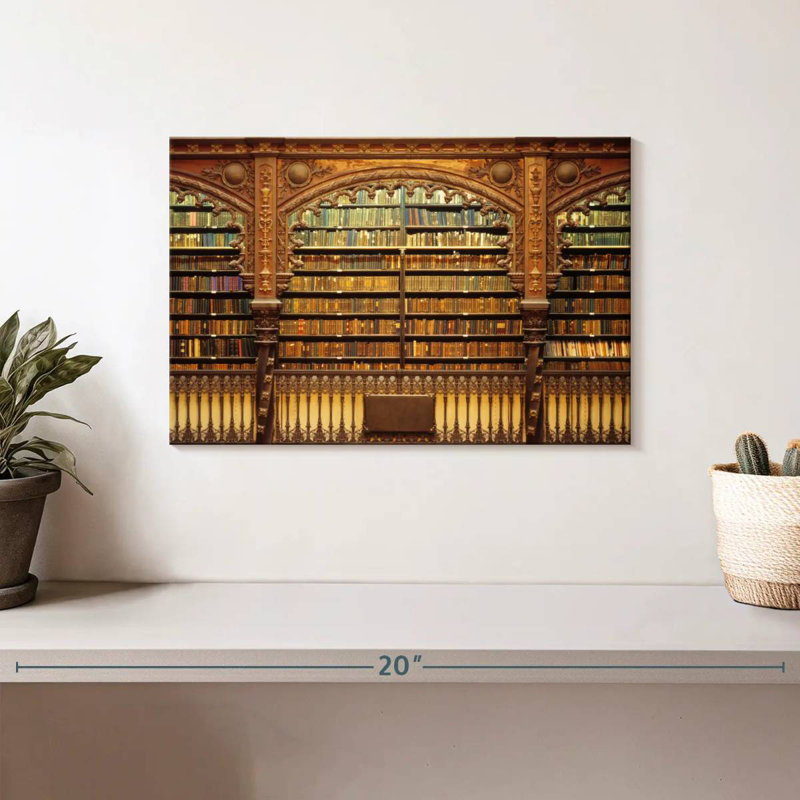 Old Library, 8" H x 12" W